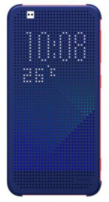 Калъф тефтер DOT VIEW Оригинален за HTC Desire EYE / HTC DSIRE 910 тъмно син